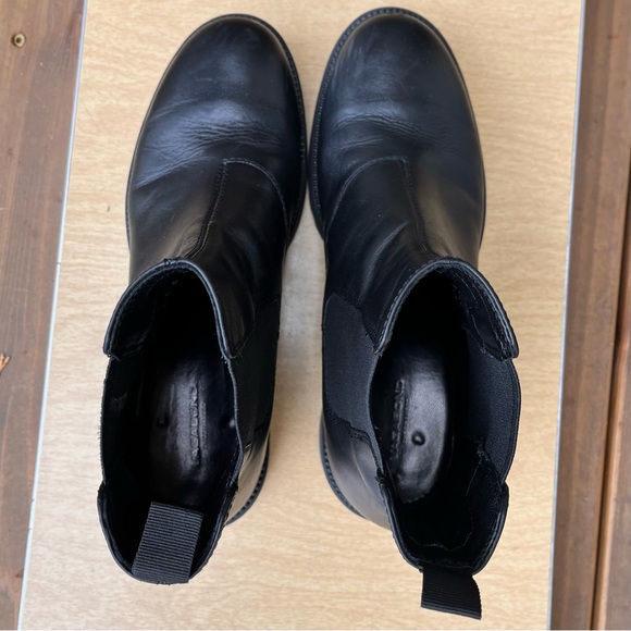 Vagabond Shoemaker Kenova Black Leather Chelsea Chunky Sole Ankle Boot Sz EU 40 - Picture 8 of 16